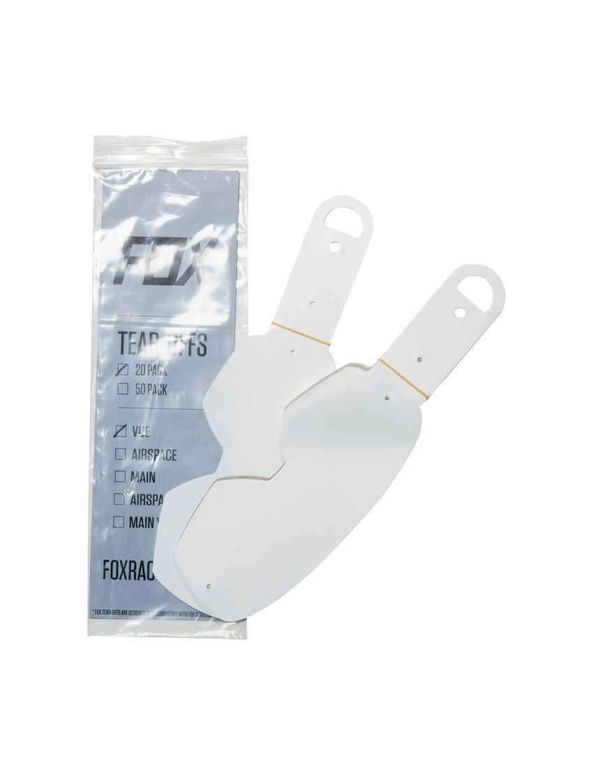 Fox Zestaw Do Gogli  Vue Standard Tear Offs-20pk Clear Ns