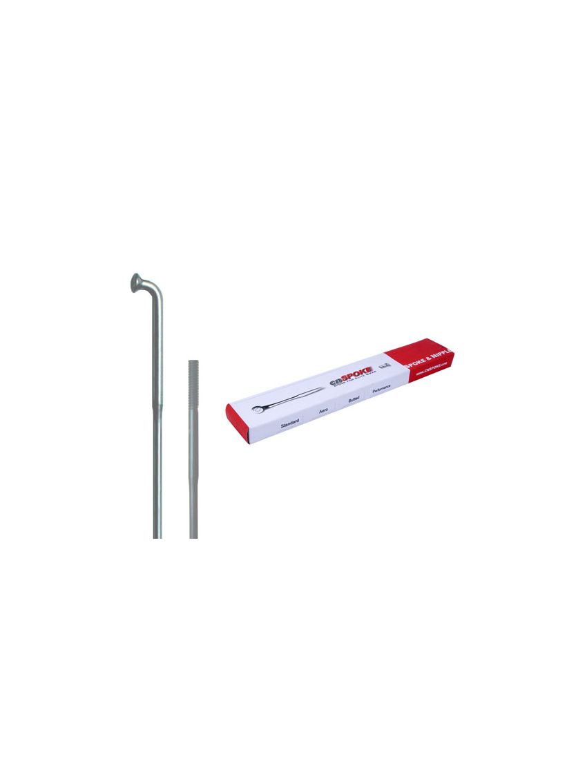Szprychy CNSPOKE DB454 2.0-1.8-2.0 stal nierdzewna 292mm srebrne + nyple 144szt.