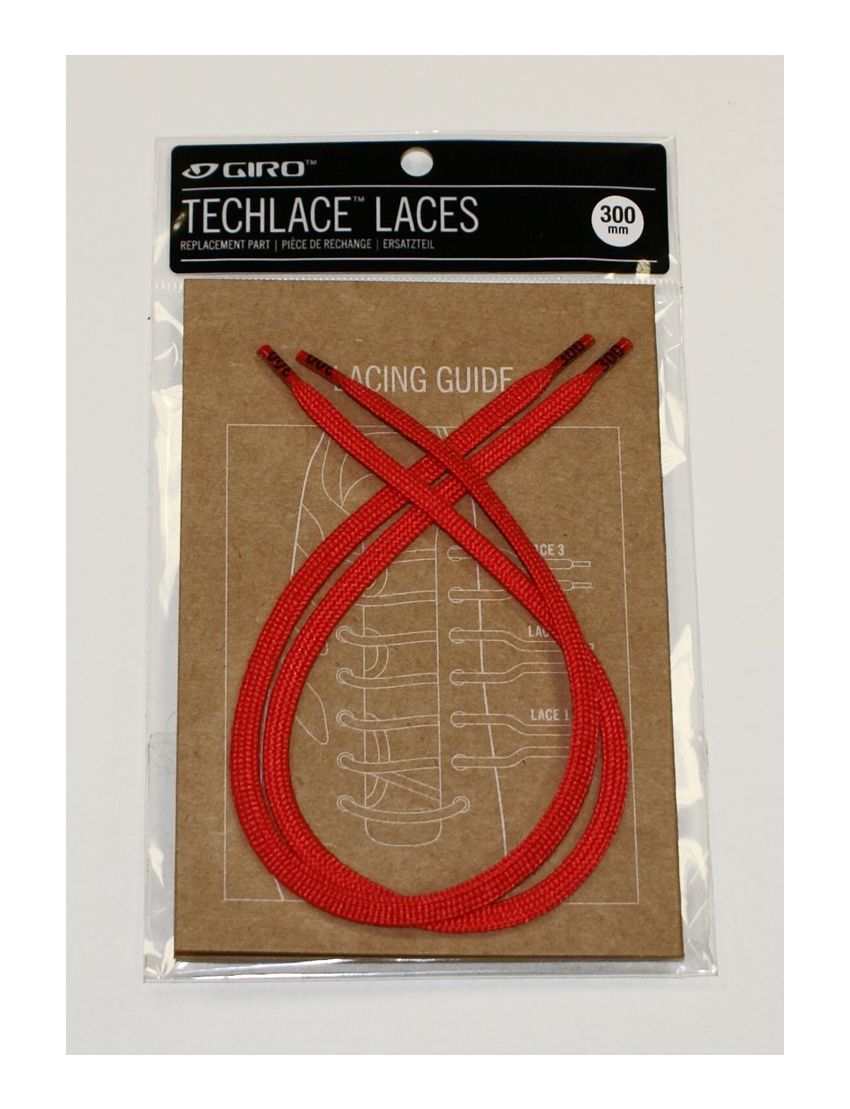 Sznurówki GIRO TECHLACE LACES bright red 255mm