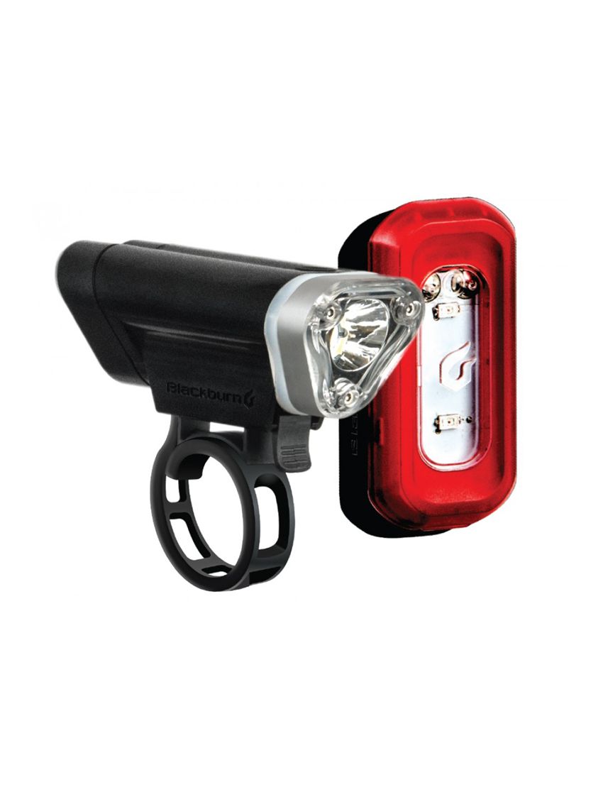 Zestaw lampki BLACKBURN LOCAL 75 przód 75 lumenów, LOCAL 15 tył 15 lumenów (NEW) 