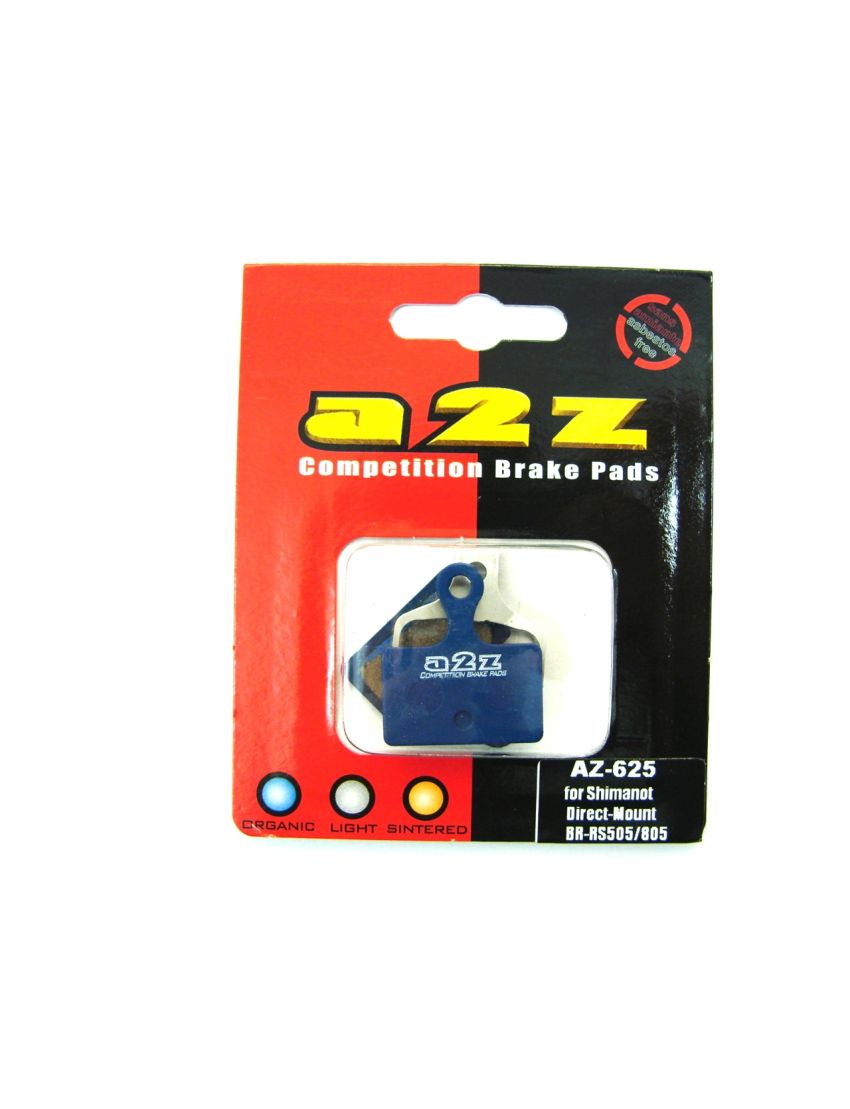 Klocki hamulcowe a2z Blue AZ-625 Shimano M575/M525/495/486/485/475/465/447/446  /445/416/416A/415/395/375/T675/615/  C501/C601/TX805/Tektro Auriga pro/comp/e-comp/Gemini/Orion/Draco/Aquila/Dorado/  HDC/TRP Quadiem/Quadiem SL/Parabox R/Hylex/HYRD/ Spyre/Sp