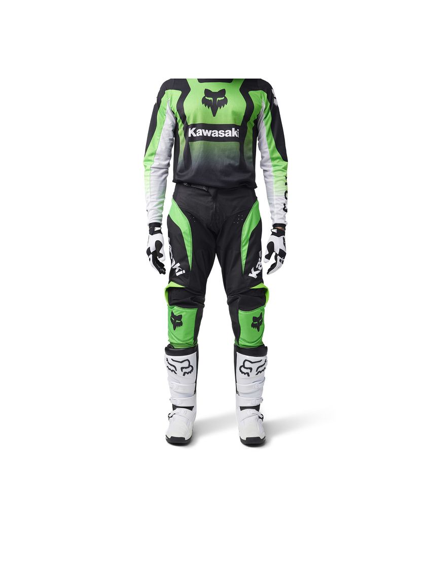 Fox Spodnie Motocyklowe  180 Kawasaki Fluo Green 30