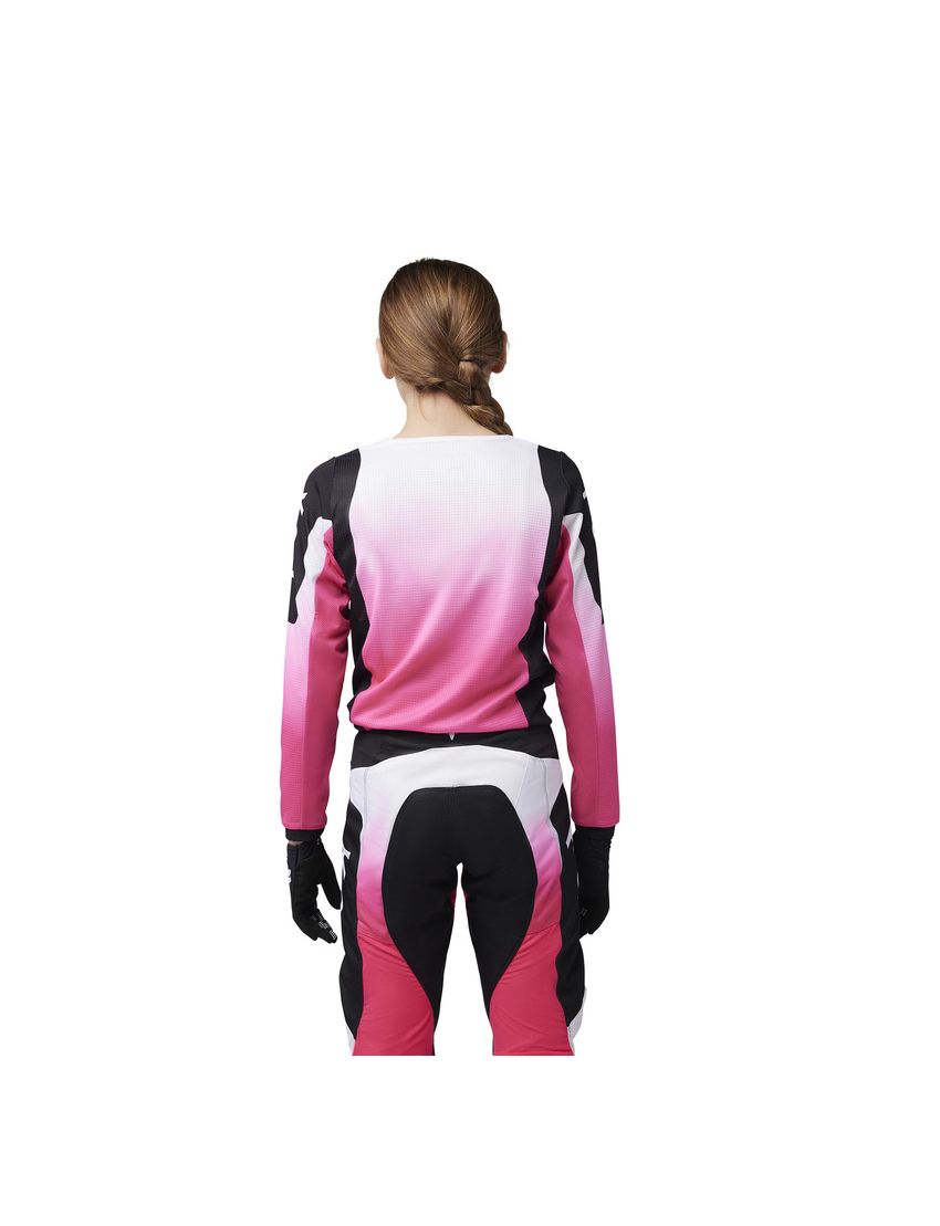 Fox Spodnie Motocyklowe Junior  Girls 180 Lean Black Pink Y24