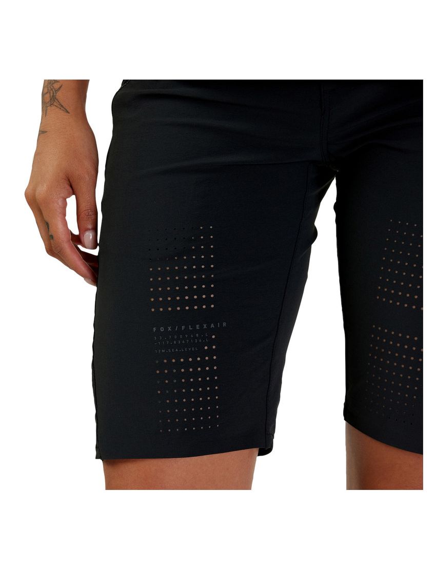 Fox Spodenki Rowerowe Damskie  Flexair Black Xs