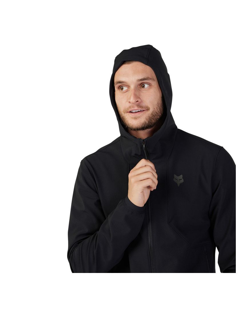 Fox Bluza Rowerowa Z Kapturem  Ranger Fire Black L