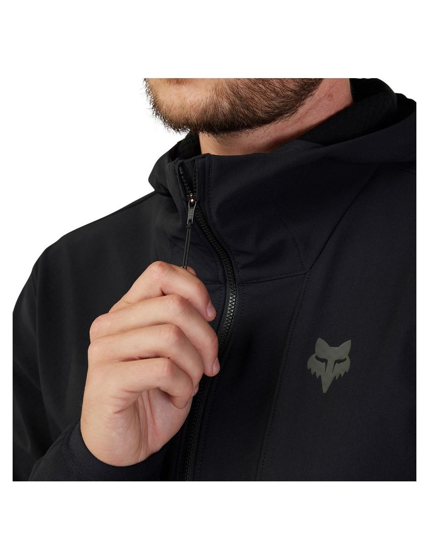 Fox Bluza Rowerowa Z Kapturem  Ranger Fire Black L