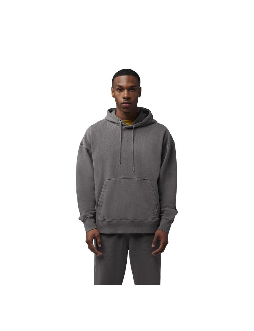 Fox Bluza Z Kapturem  Wordmark Oversized Fleece Po Pewter S