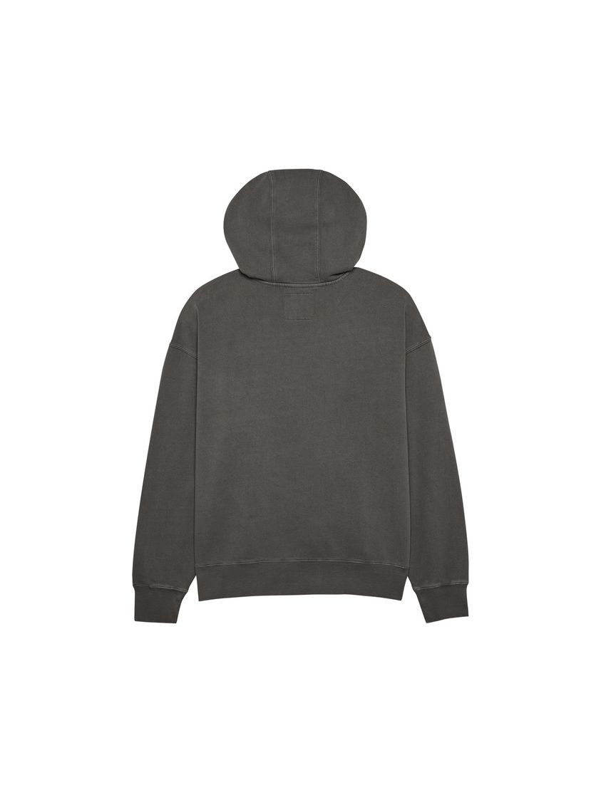 Fox Bluza Z Kapturem  Wordmark Oversized Fleece Po Pewter S
