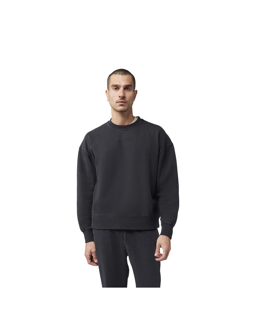 Fox Bluza  Wordmark Oversized Fleece Crew Black M