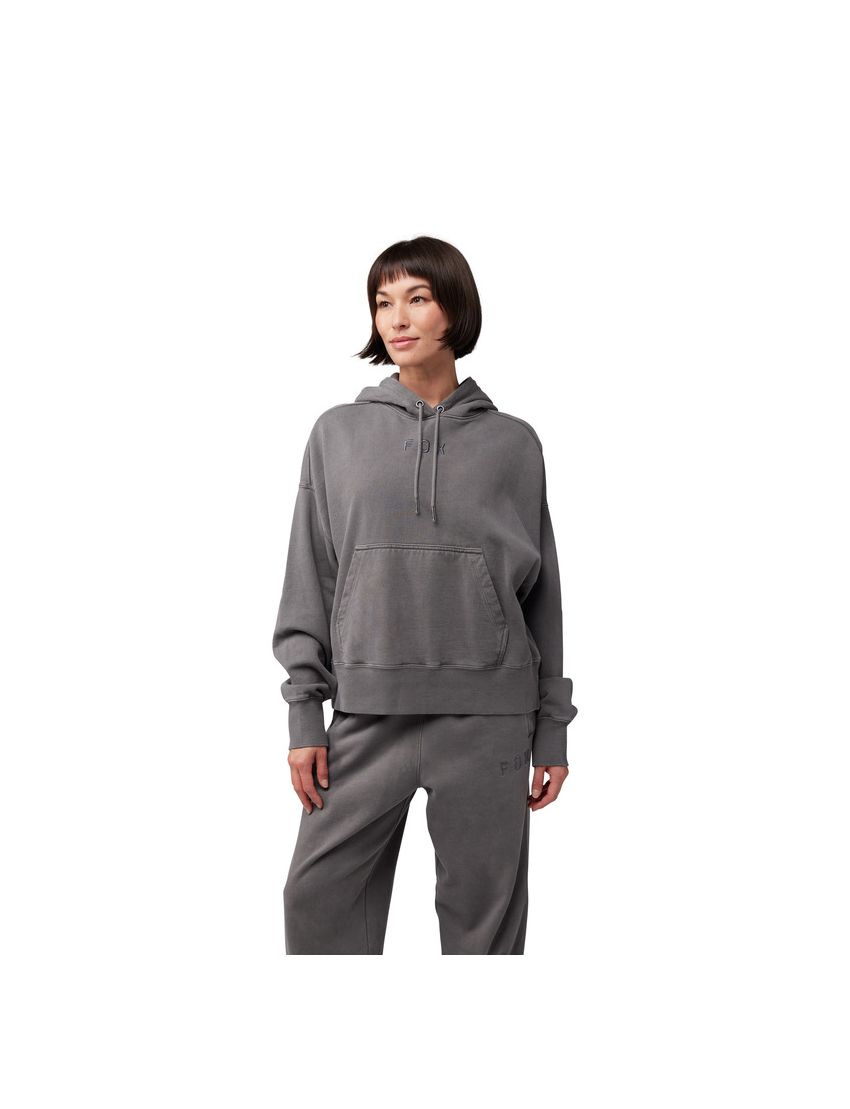Fox Bluza Z Kapturem Damska  Wordmark Oversized Pewter Xs