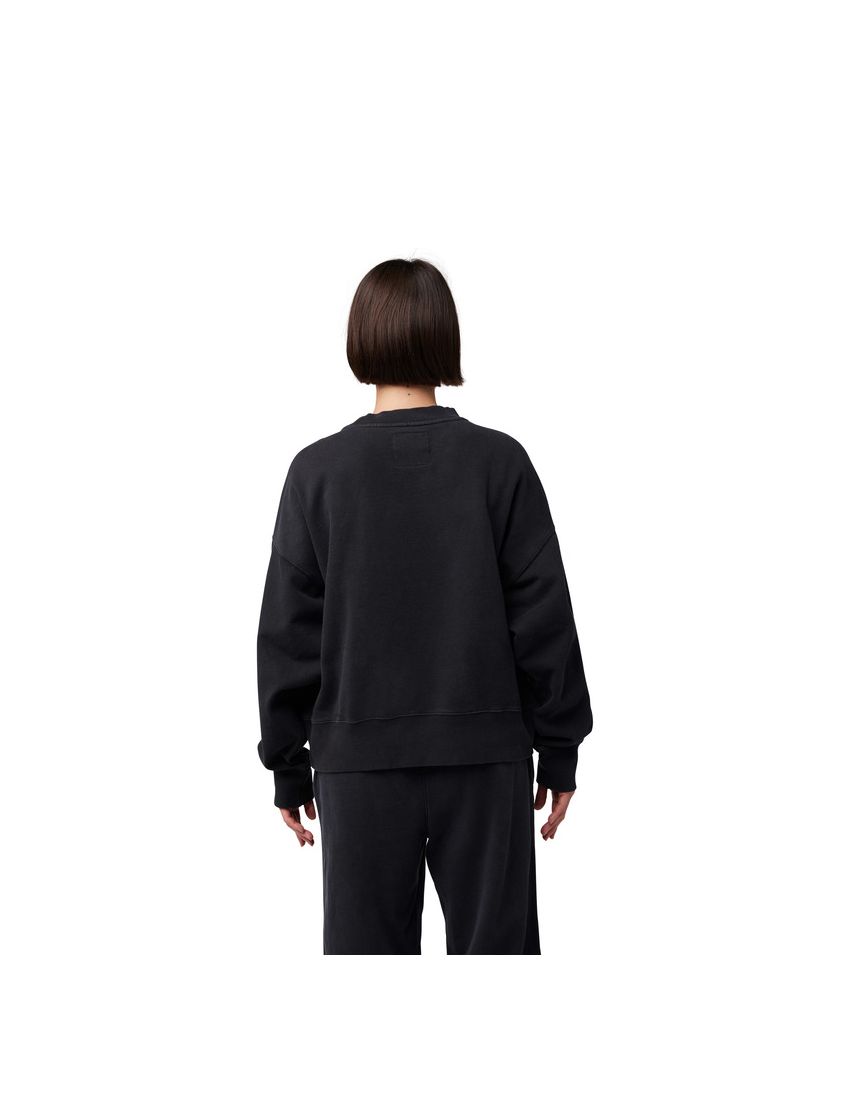 Fox Bluza Damska  Wordmark Oversized Fleece Crew Black Xs