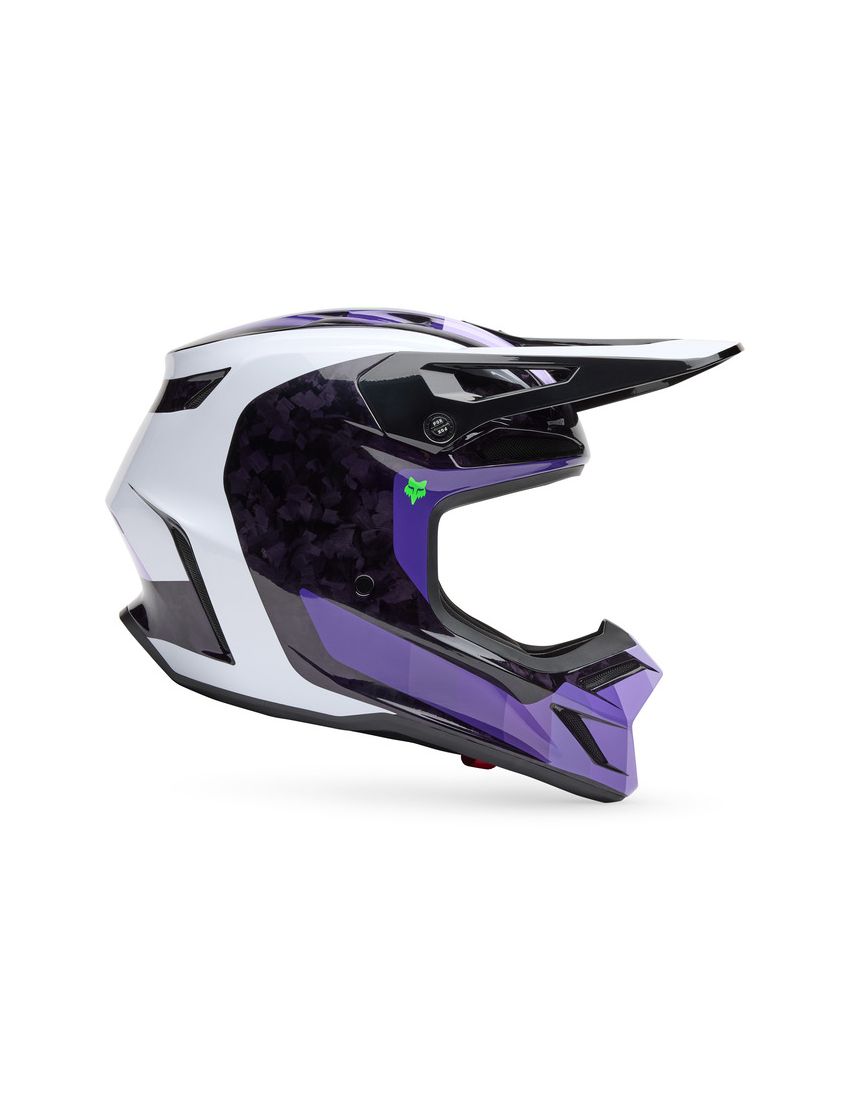 Fox Kask Motocyklowy  V3 Rs Grid Black Purple S
