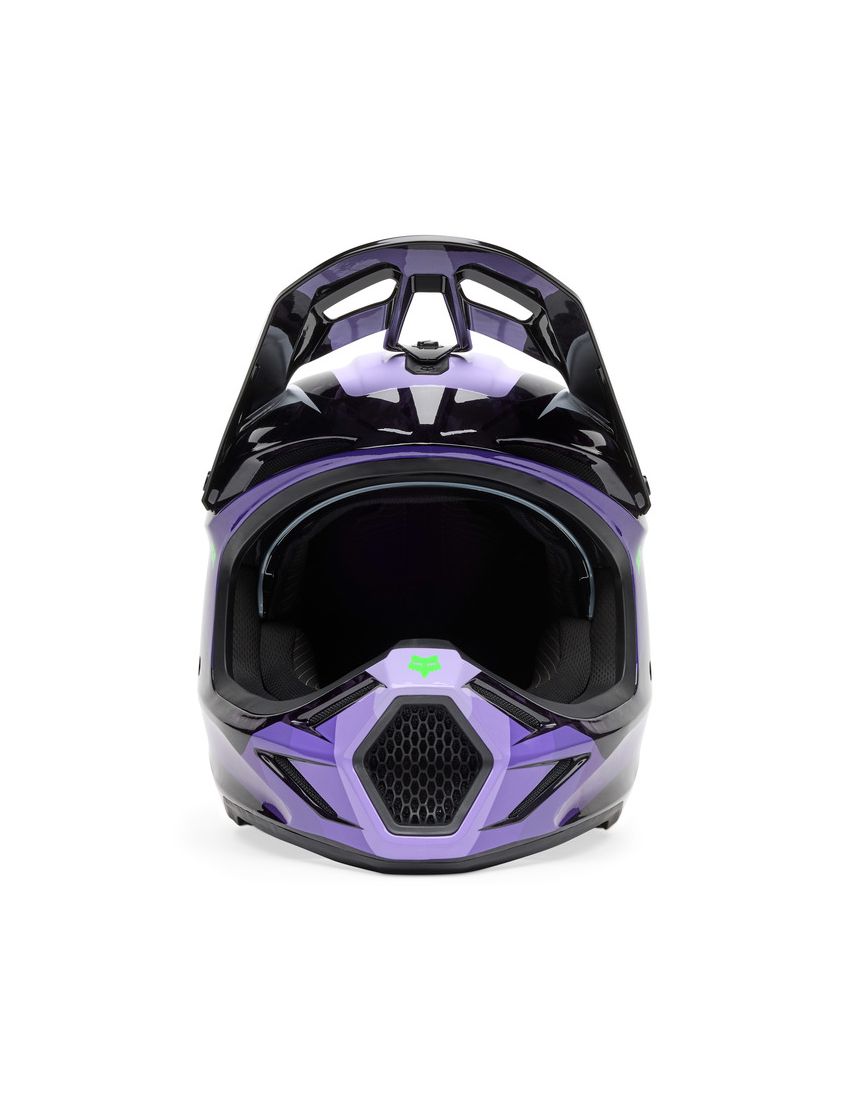 Fox Kask Motocyklowy  V3 Rs Grid Black Purple S