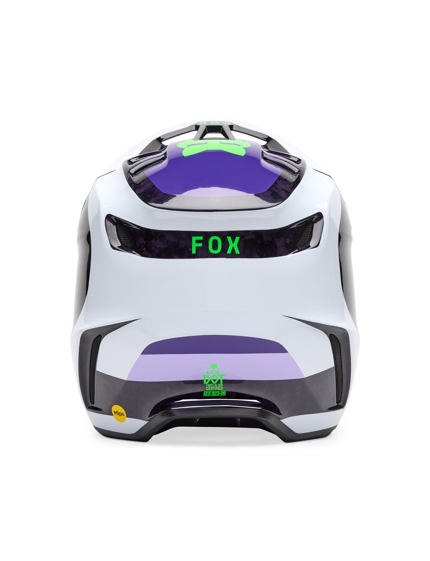 Fox Kask Motocyklowy  V3 Rs Grid Black Purple S