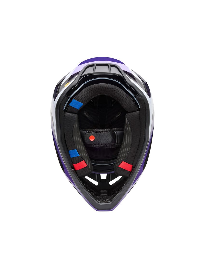 Fox Kask Motocyklowy  V3 Rs Grid Black Purple S