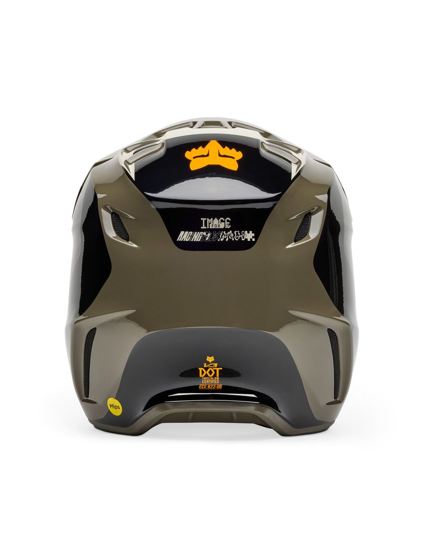 Fox Kask Motocyklowy  V3 Fade Brown Black S