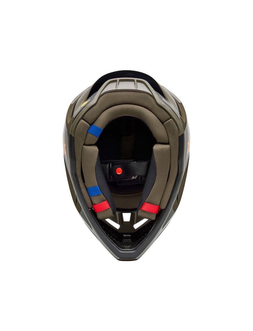 Fox Kask Motocyklowy  V3 Fade Brown Black S