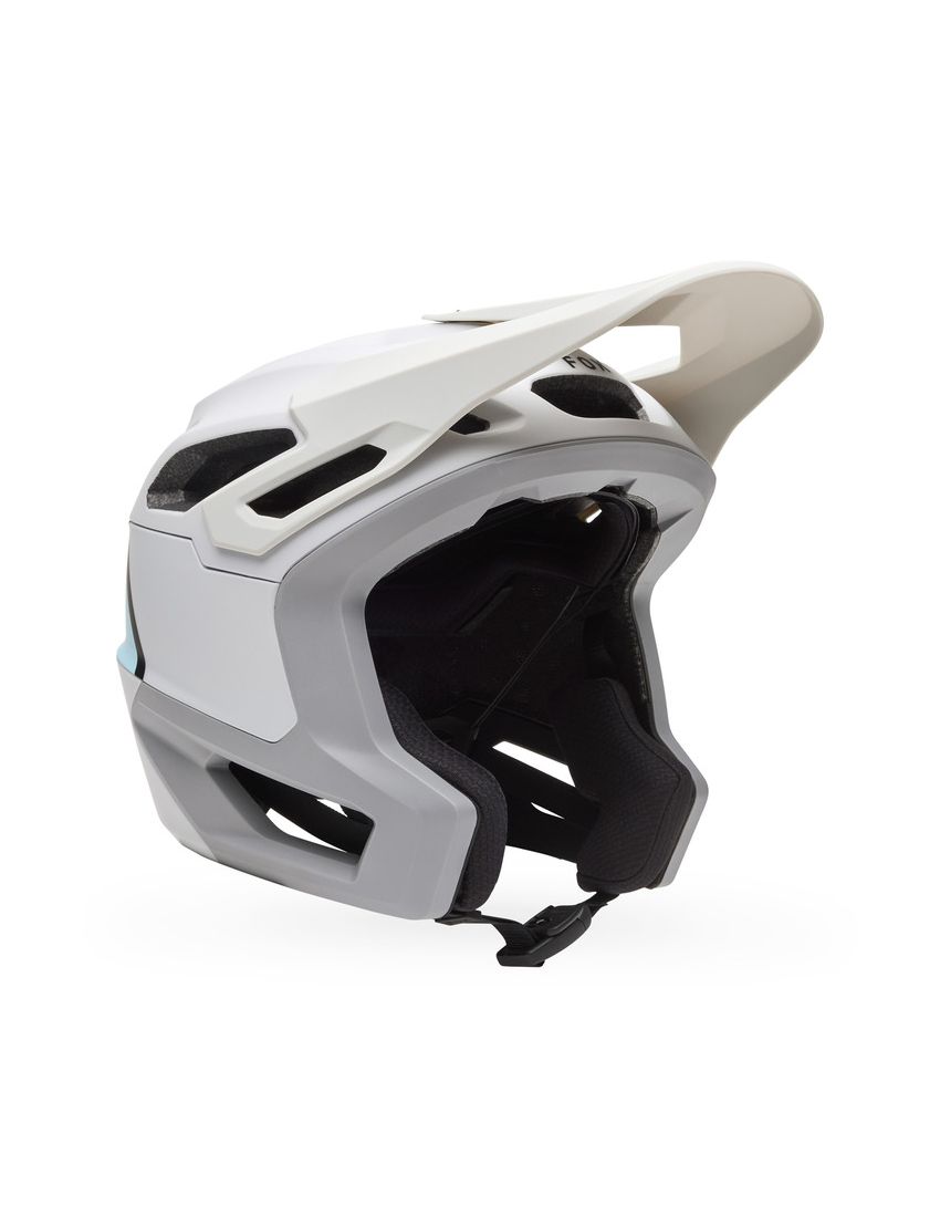 Fox Kask Rowerowy  Dropframe Pro Grid Light Grey L