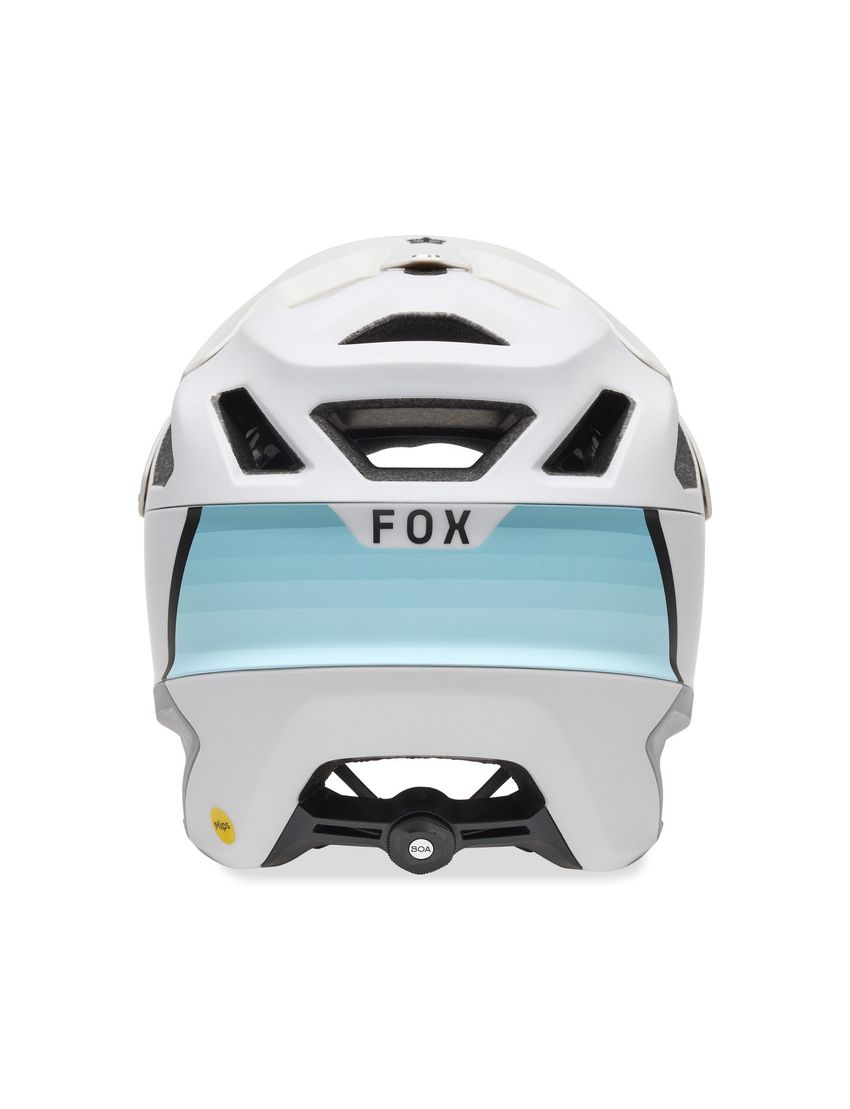 Fox Kask Rowerowy  Dropframe Pro Grid Light Grey L