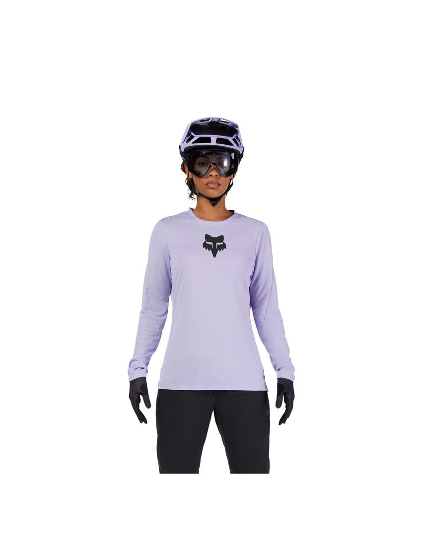 Fox Koszulka Rowerowa Z DŁugim RĘkawem Damska  Ranger Head Lilac M