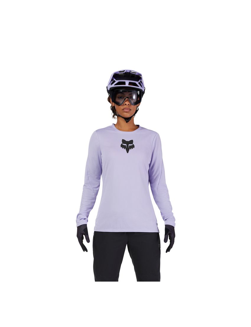 Fox Koszulka Rowerowa Z DŁugim RĘkawem Damska  Ranger Head Lilac M