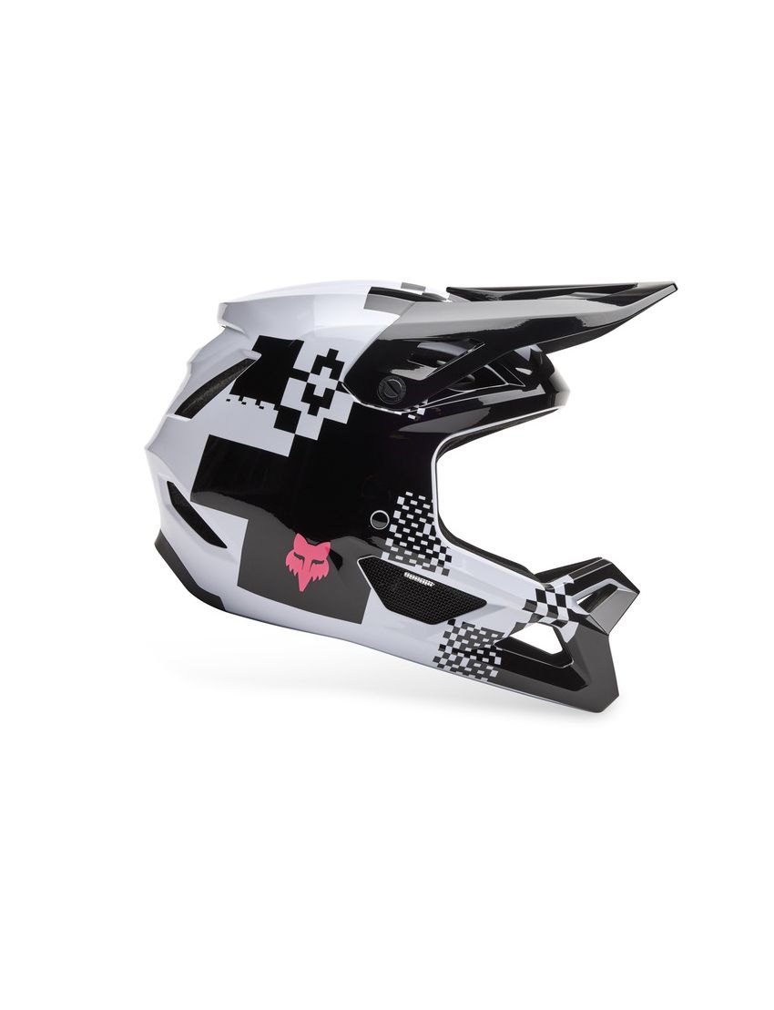 Kask FOX Junior  Rampage Digi Img Black White YS