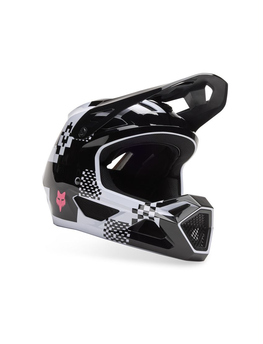Kask FOX Junior  Rampage Digi Img Black White YS