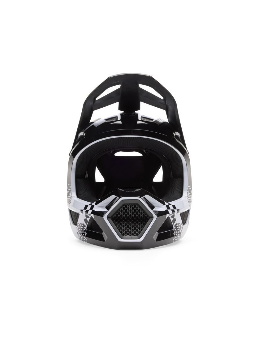 Kask FOX Junior  Rampage Digi Img Black White YS
