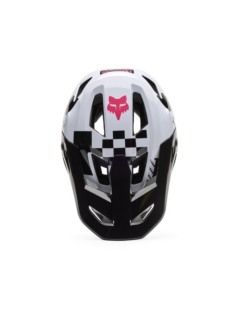Kask FOX Junior  Rampage Digi Img Black White YS