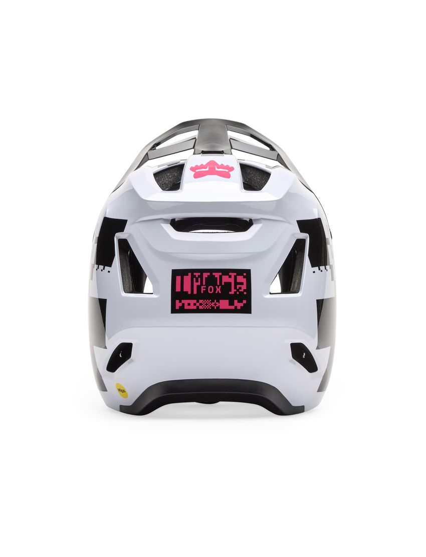 Kask FOX Junior  Rampage Digi Img Black White YS