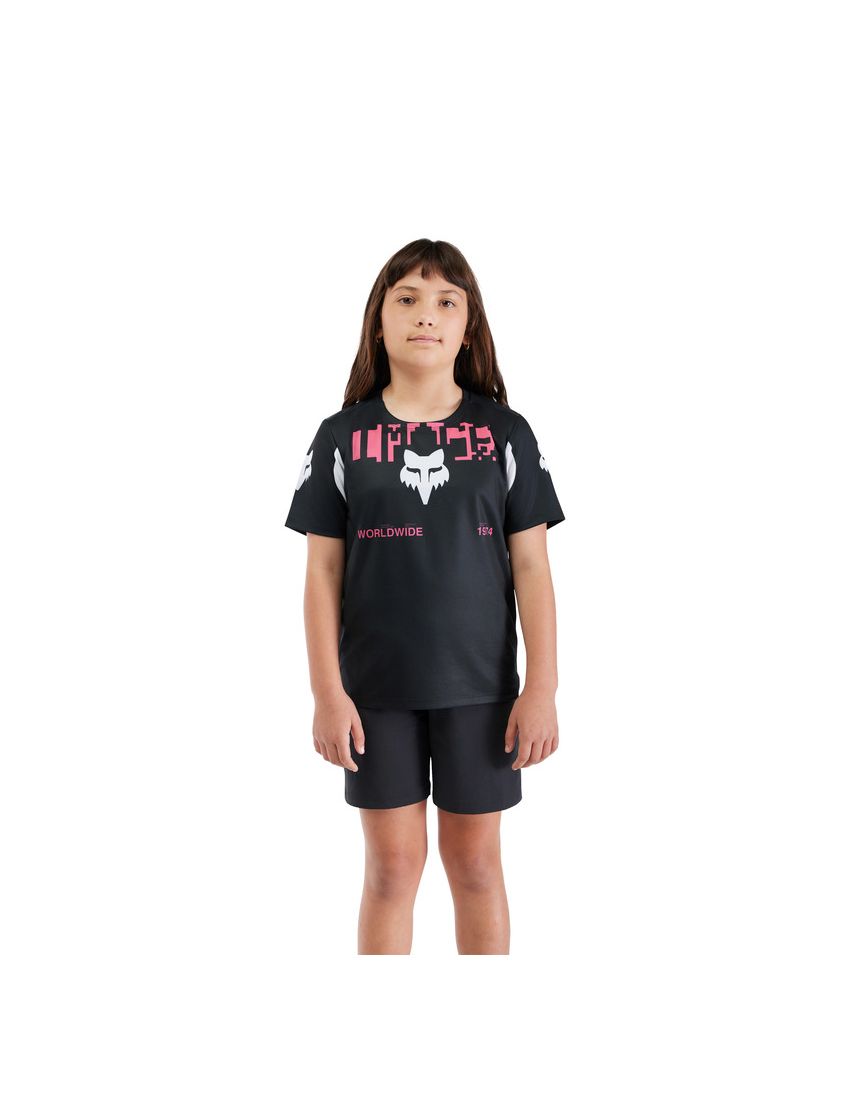 Fox Koszulka Rowerowa Junior  Ranger Digi Image Black Ys