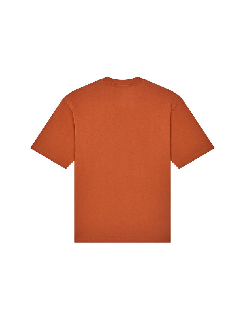 Fox T-shirt  Wordmark Oversized Chocolate L
