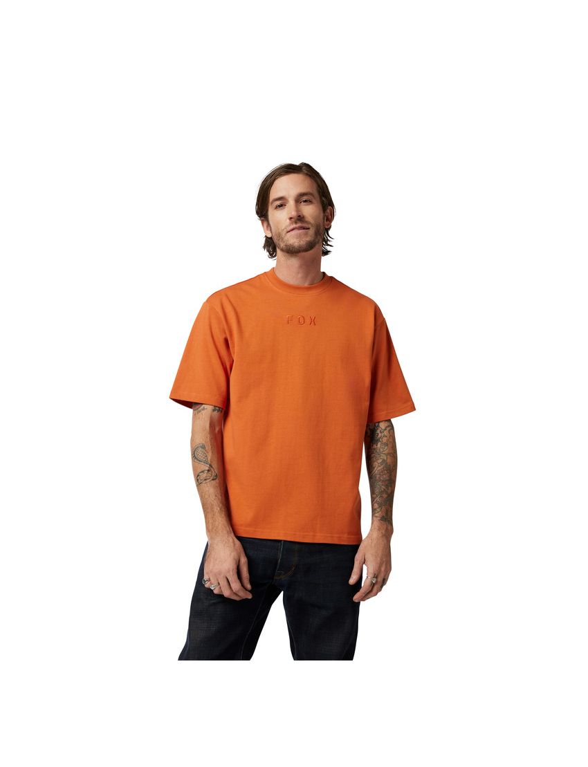 Fox T-shirt  Wordmark Oversized Chocolate L