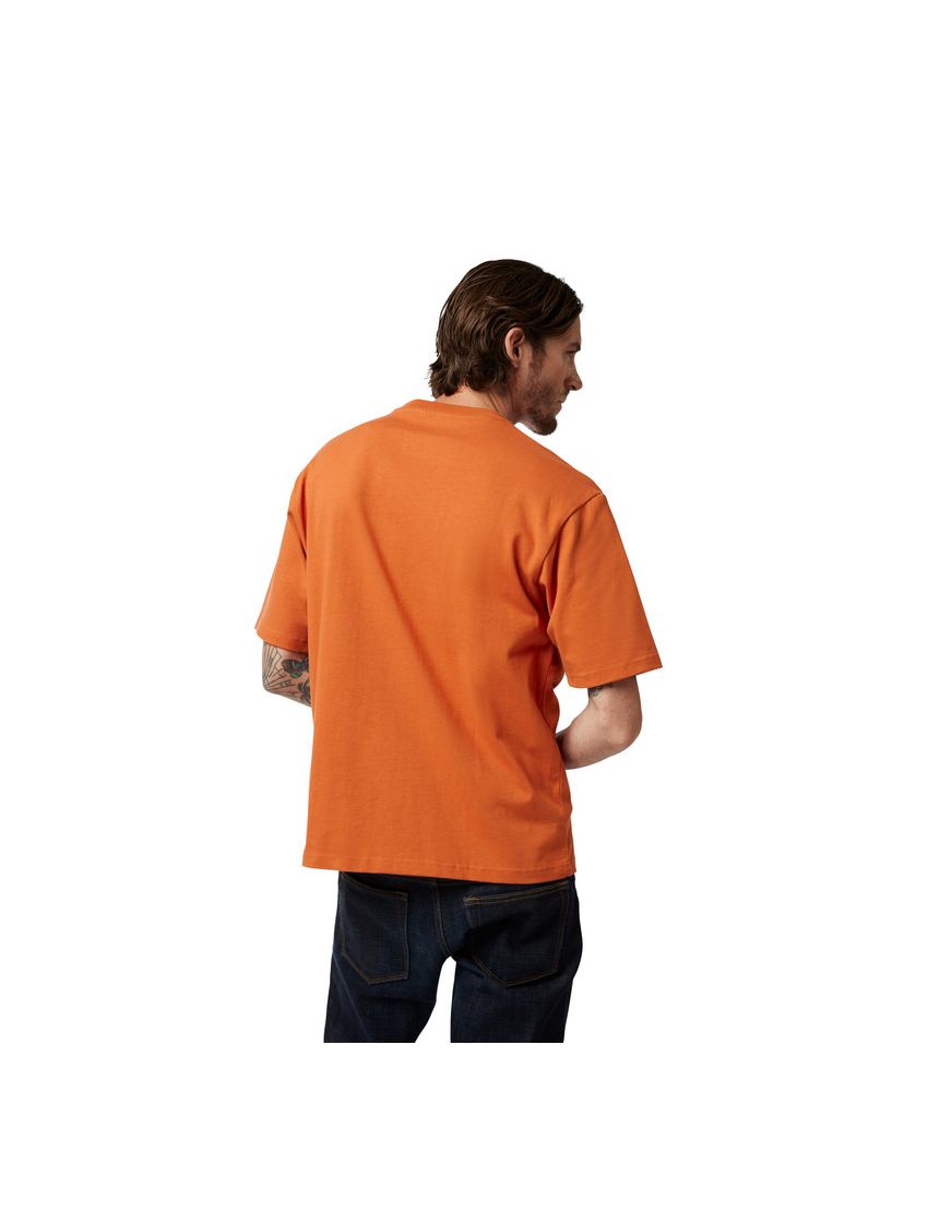 Fox T-shirt  Wordmark Oversized Chocolate L