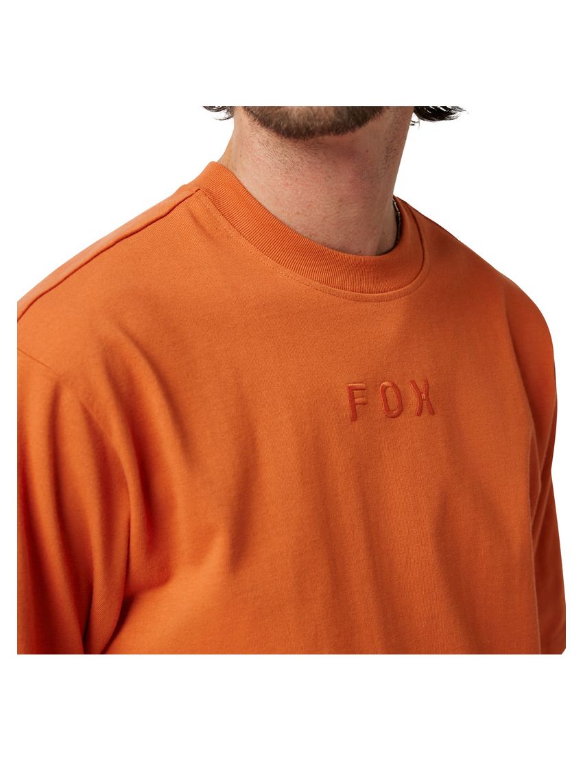 Fox T-shirt  Wordmark Oversized Chocolate L