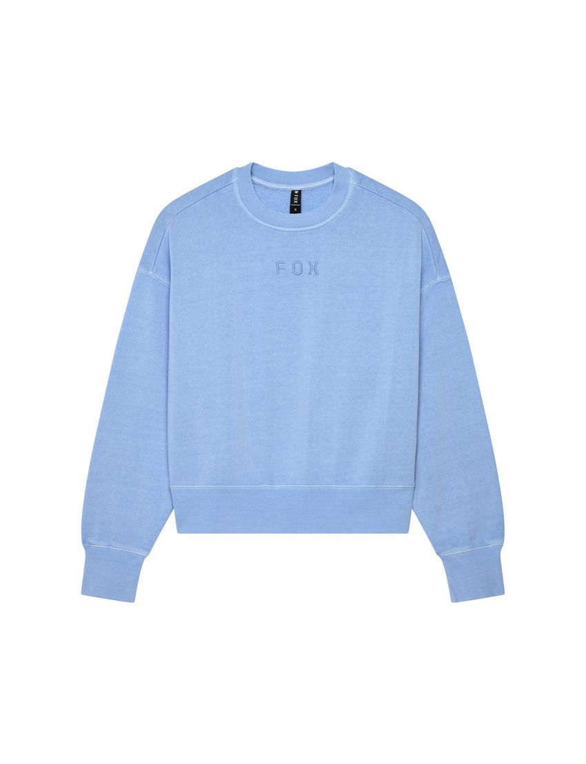 Fox Bluza Damska  Wordmark Oversized Fleece Crew Cashmere Blue Xs