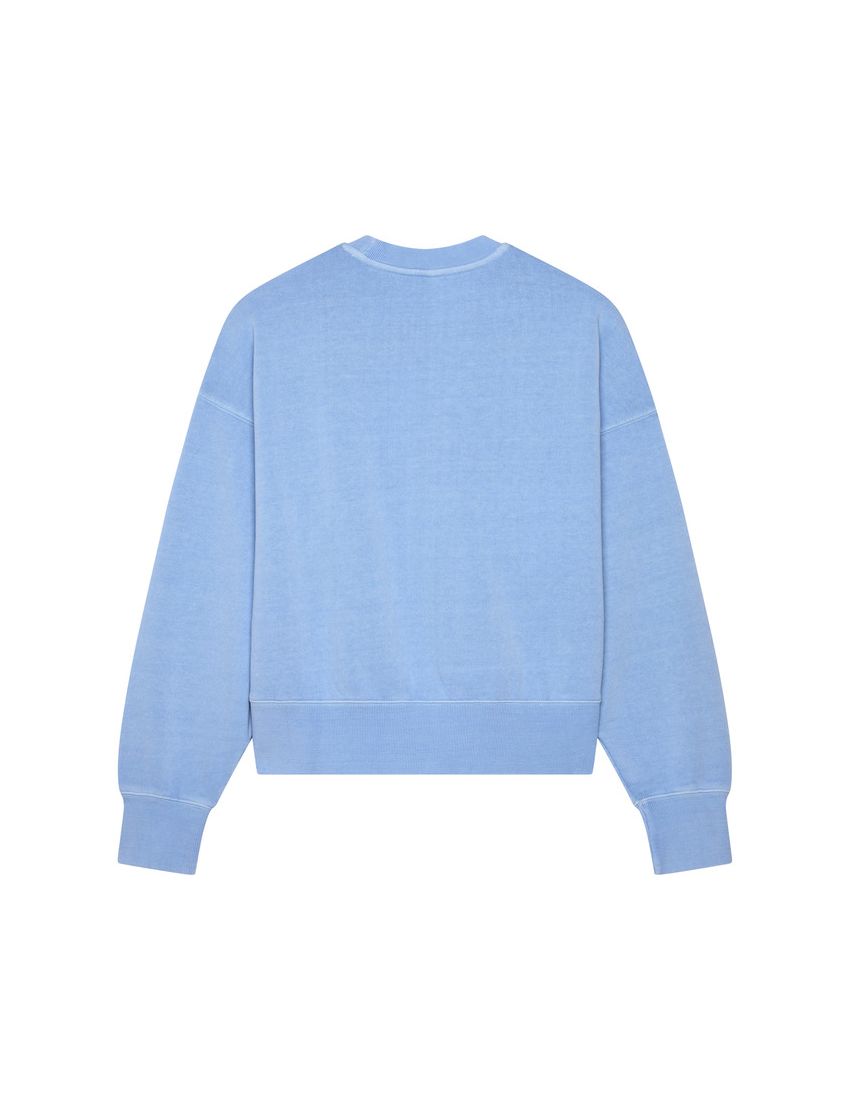 Fox Bluza Damska  Wordmark Oversized Fleece Crew Cashmere Blue Xs