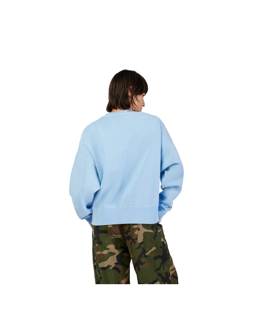 Fox Bluza Damska  Wordmark Oversized Fleece Crew Cashmere Blue Xs