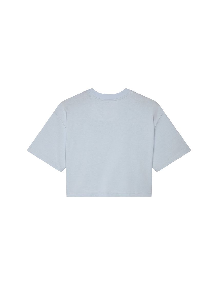 Fox T-shirt Damski  Wordmark Os Crop Pale Blue M