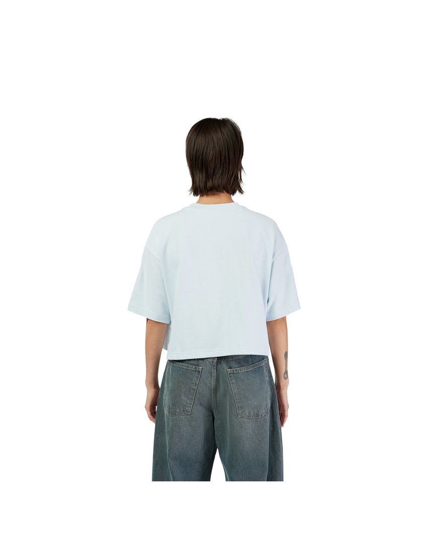 Fox T-shirt Damski  Wordmark Os Crop Pale Blue M