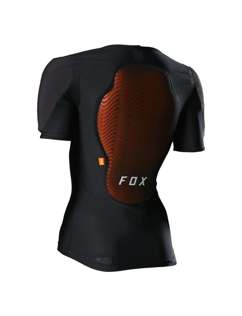 Fox Koszulka Rowerowa Z Ochraniaczami Damska  Baseframe Pro Black L