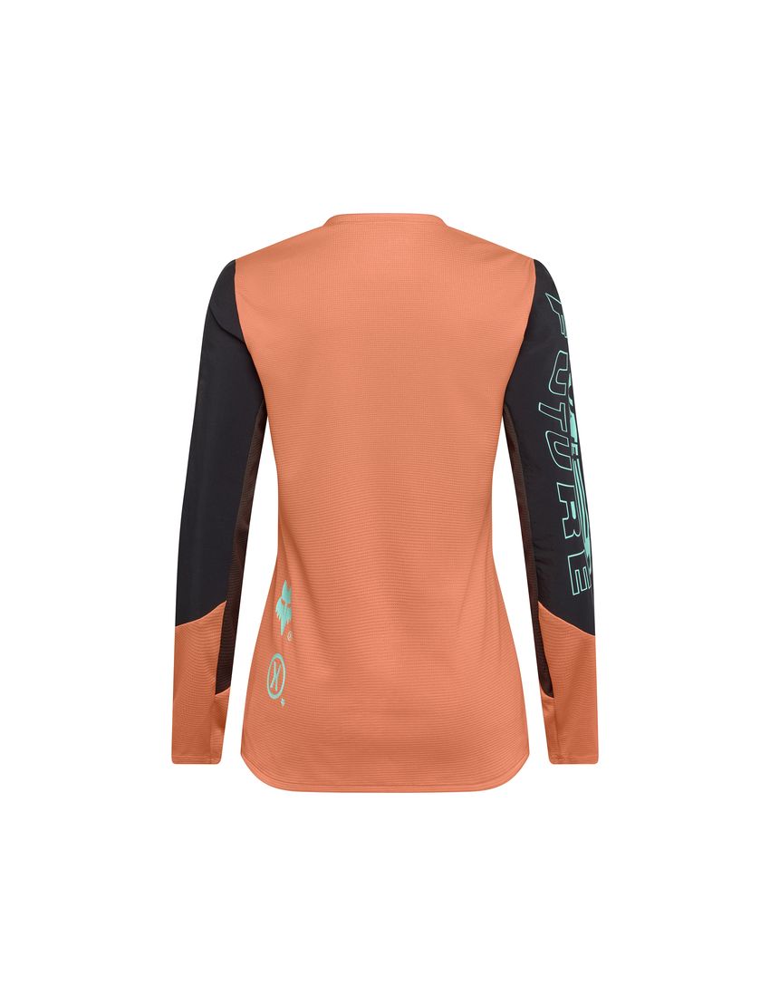 Fox Koszulka Rowerowa Z DŁugim RĘkawem Damska  Defend Elevated Coral S