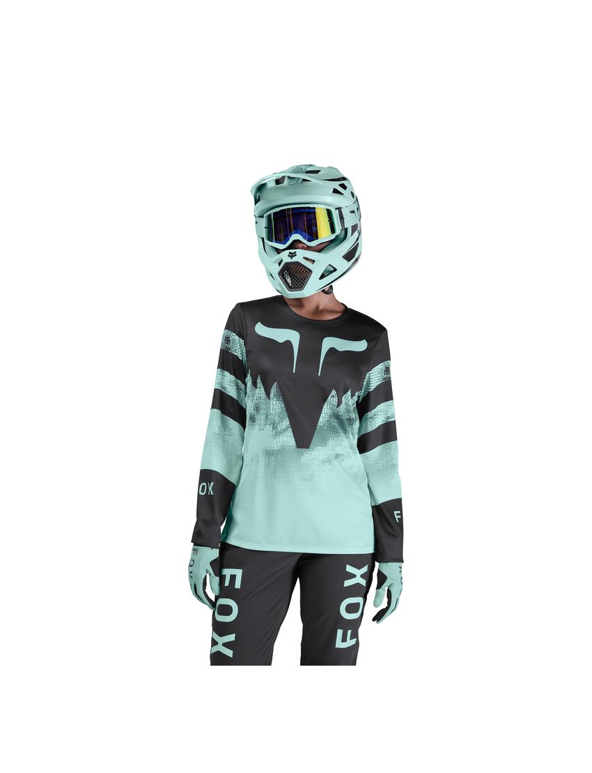 Fox Koszulka Rowerowa Z DŁugim RĘkawem Damska  Ranger Kairos Turquoise S
