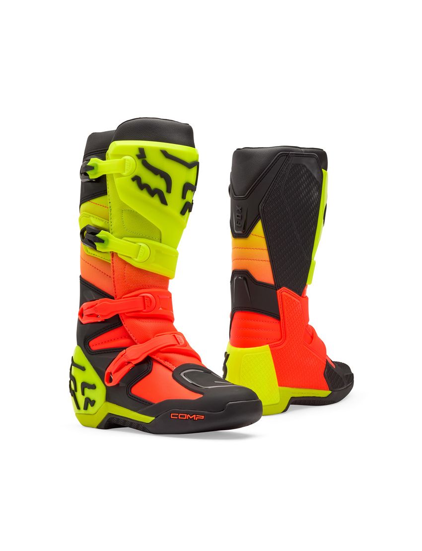 Fox Buty Motocyklowe  Comp Orange Yellow 9 (wkŁadka 260mm)