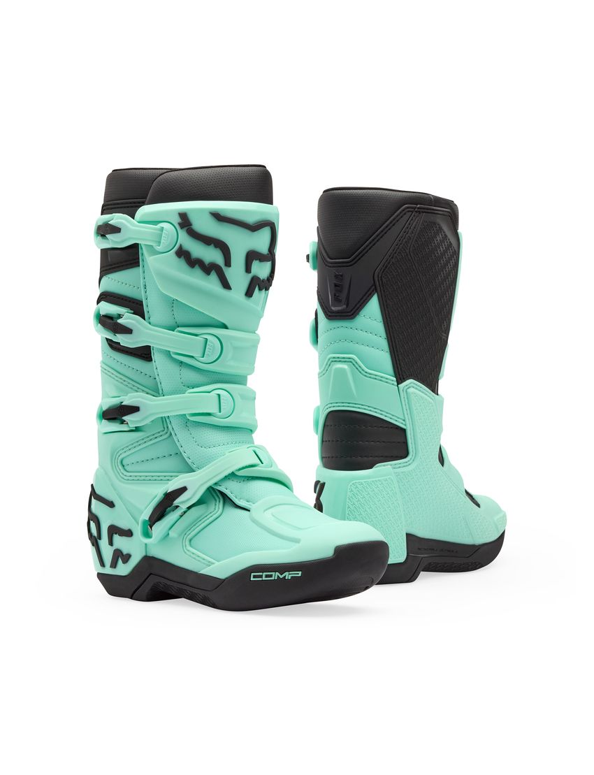 Fox Buty Motocyklowe Junior  Comp Teal Y3 (wkŁadka 222mm)