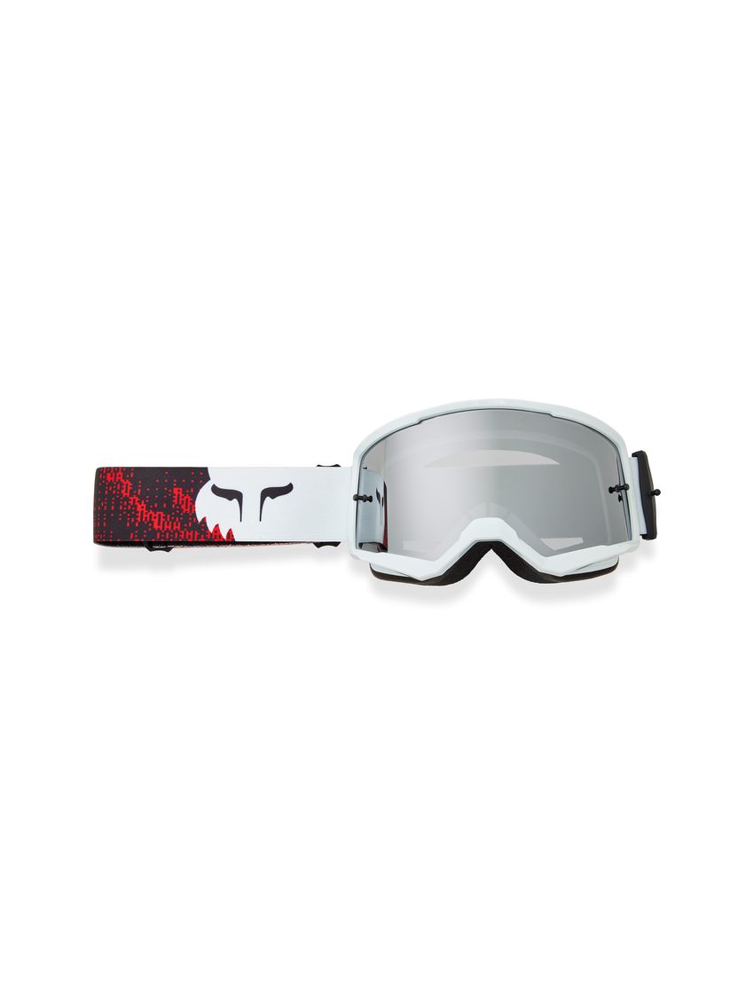 Fox Gogle Motocyklowe  Main Kairos Spark White Fluo Red Os