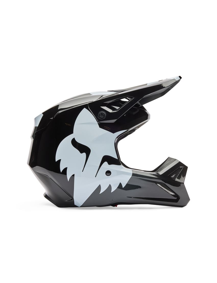 Fox Kask Motocyklowy  V1 Shield Black S