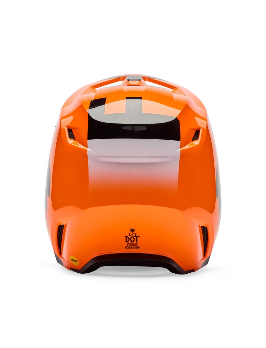 Fox Kask Motocyklowy  V1 Shield Fluo Orange S