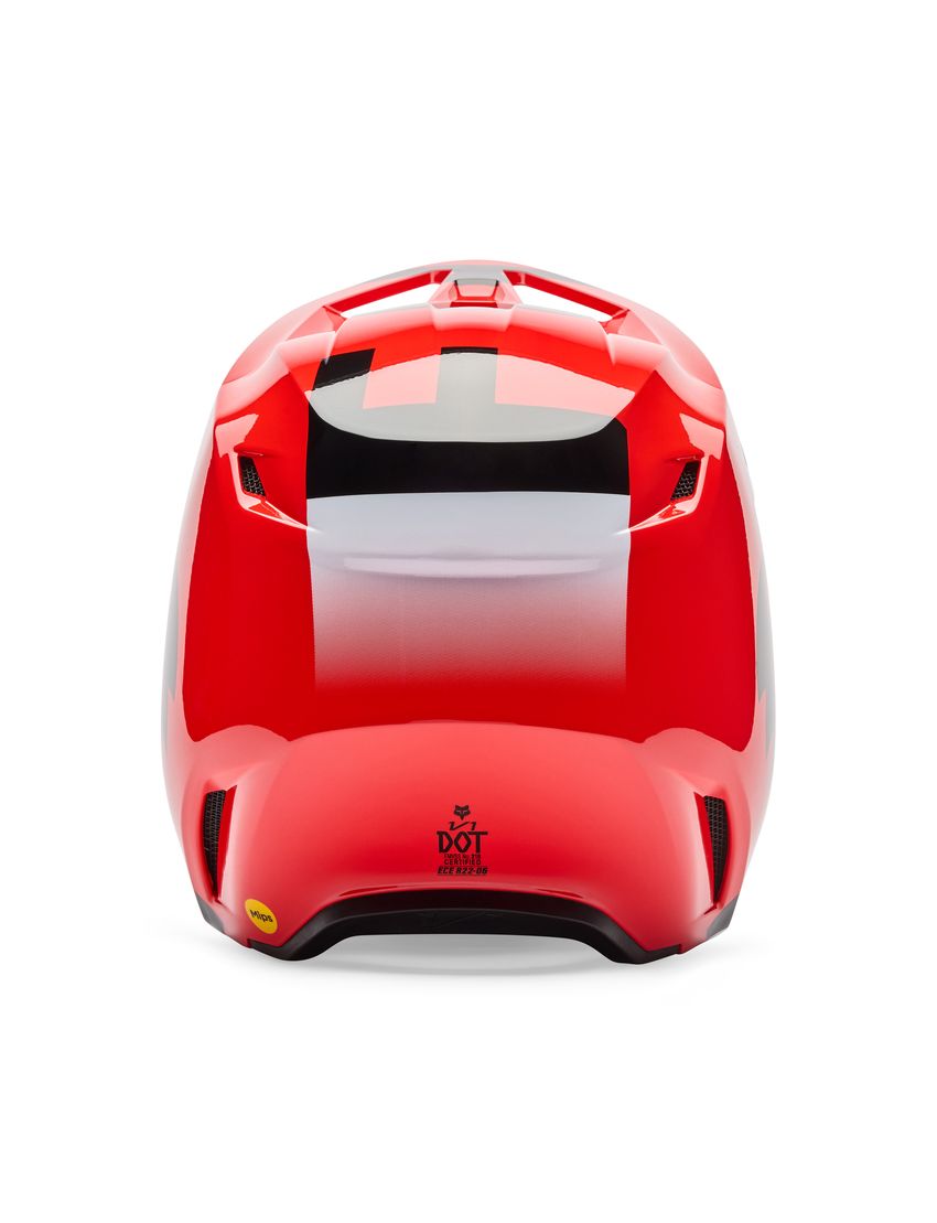 Fox Kask Motocyklowy  V1 Shield Fluo Red S