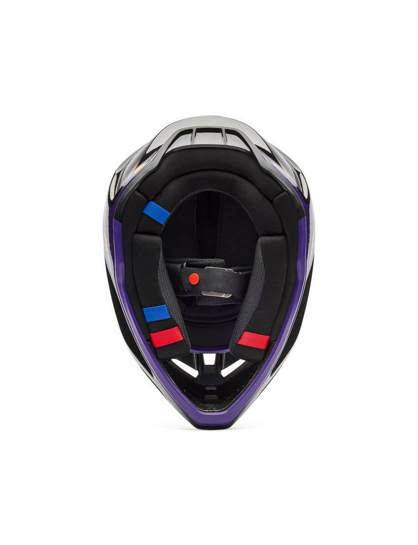 Fox Kask Motocyklowy  V3 Drip Black Purple S